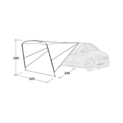 Outwell Touring Canopy Poled 11 Outwell Touring Canopy Poled -Outdoor Camping Discount 111252 touring canopy drawing perspective2