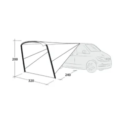 Outwell Touring Canopy Air 12 Outwell Touring Canopy Air -Outdoor Camping Discount 111253 touring canopy air drawing perspective2