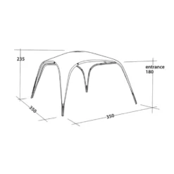 Outwell Event Lounge L 3.5m (2023) -Outdoor Camping Discount 111359 event lounge l drawing perspective2