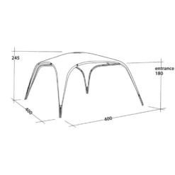 Outwell Event Lounge XL 4m (2023) 14 Outwell Event Lounge XL 4m (2023) -Outdoor Camping Discount 111365 event lounge xl drawing perspective2