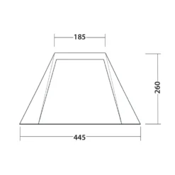Outwell Forecrest Canopy -Outdoor Camping Discount 111402 forecrest canopy drawing floorplan3