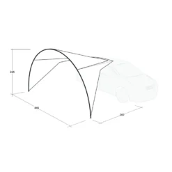 Outwell Forecrest Canopy -Outdoor Camping Discount 111402 forecrest canopy drawing perspective2
