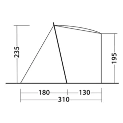 Outwell Sandcrest L Awning (2025) -Outdoor Camping Discount 111404 sandcrest l drawing other5