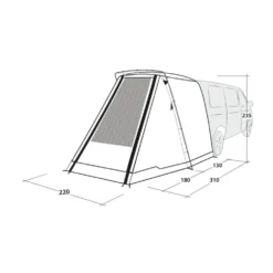 Outwell Sandcrest L Awning (2025) -Outdoor Camping Discount 111404 sandcrest l drawing perspective2