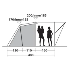 Outwell Sky 4 Tent (2025) 13 Outwell Sky 4 Tent (2025) -Outdoor Camping Discount 111424 sky 4 drawing other4