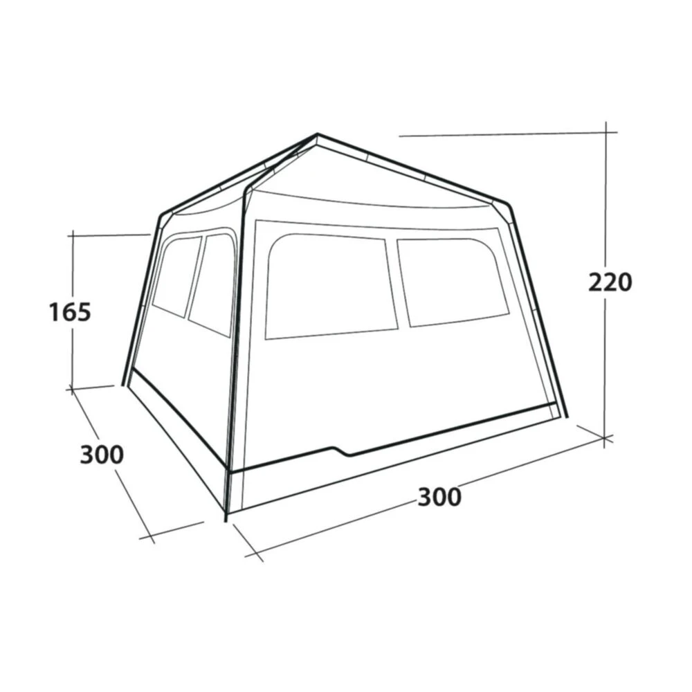 Outwell Fastlane 300 Shelter (2025) 2 Outwell Fastlane 300 Shelter (2025) - Image 2