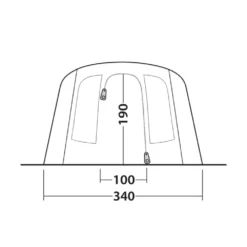 Outwell Tennessee 5 Air Tent (2025) 19 Outwell Tennessee 5 Air Tent (2025) -Outdoor Camping Discount 111469 tennessee 5 air drawing other5