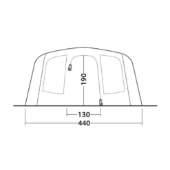 Outwell Tennessee 7 Air Tent (2025) -Outdoor Camping Discount 111471 tennessee 7 air drawing other5