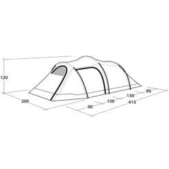 Outwell Earth 3 Plus Tent 15 Outwell Earth 3 Plus Tent -Outdoor Camping Discount 111484 earth 3 plus drawing perspective2
