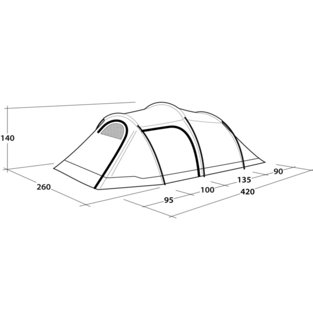 Outwell Earth 4 Plus Tent 4 Outwell Earth 4 Plus Tent - Image 4
