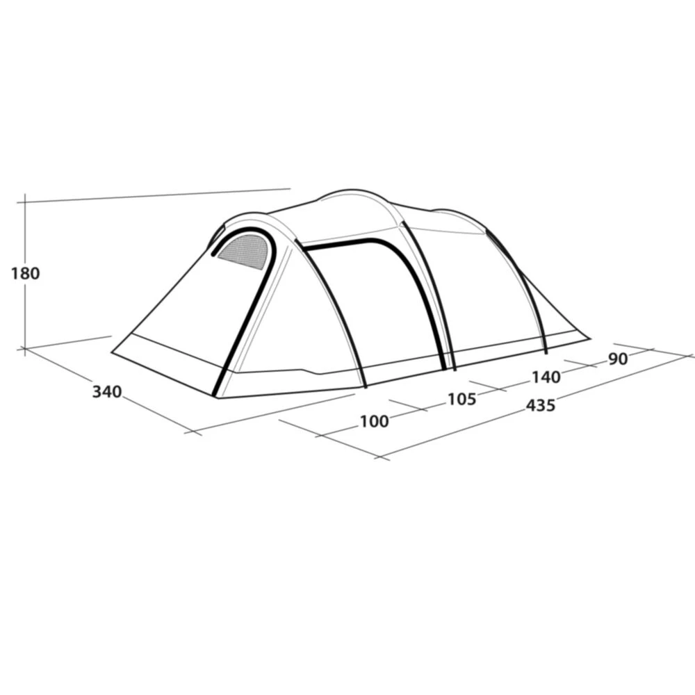 Outwell Earth 5 Plus Tent 2 Outwell Earth 5 Plus Tent - Image 2
