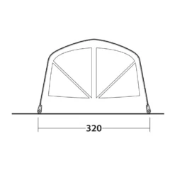 Outwell Flagstaff 5 Air Tent (2025) -Outdoor Camping Discount 111488 flagstaff 5 air drawing other4