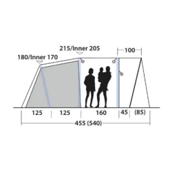 Outwell Flagstaff 5 Air Tent (2025) -Outdoor Camping Discount 111488 flagstaff 5 air drawing other6