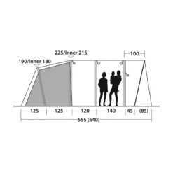 Outwell Florida 5 Air Tent (2025) -Outdoor Camping Discount 111489 florida 5 air drawing other4