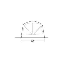 Outwell Florida 5 Air Tent (2025) -Outdoor Camping Discount 111489 florida 5 air drawing other6