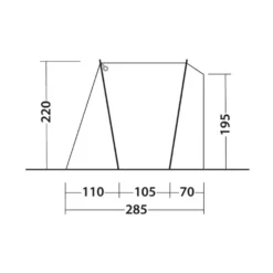 Outwell Dunecrest L Awning (2025) -Outdoor Camping Discount 111498 dunecrest l drawing other5