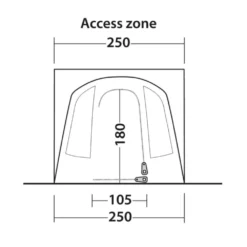 Outwell Pine Hills Awning (175-200cm) (2025) -Outdoor Camping Discount 111505 pine hills drawing other4