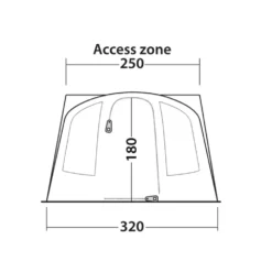 Outwell San Diego Awning (2025) -Outdoor Camping Discount 111506 san diego drawing other4