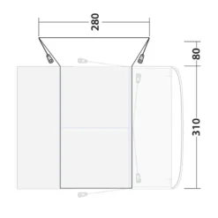 Outwell Tall Connection Jonesville 290/440SA -Outdoor Camping Discount 111507 tall connection jonesville 290 440sa drawing floorplan3