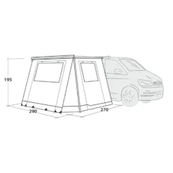 Outwell Backroads Awning Room (2025) -Outdoor Camping Discount 111508 backroads awning room drawing perspective2