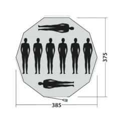 Easy Camp Moonlight Tipi Tent 19 Easy Camp Moonlight Tipi Tent -Outdoor Camping Discount 120381 moonlight tipi drawing floorplan3