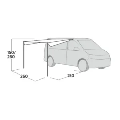 Easy Camp Voss Canopy -Outdoor Camping Discount 120464 voss canopy drawing perspective2