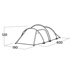 Easy Camp Hemsedal 3 Tent (2025) -Outdoor Camping Discount 120474 hemsedal 3 drawing perspective2