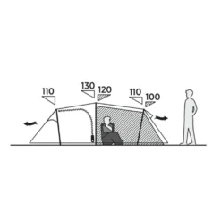 Easy Camp Hemsedal 4 Tent (2025) -Outdoor Camping Discount 120475 hemsedal 4 drawing other4