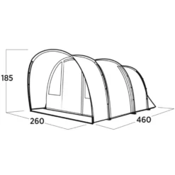 Easy Camp Romsdal 4 Tent (2025) -Outdoor Camping Discount 120496v25 061