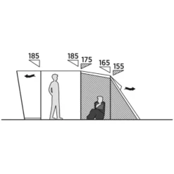 Easy Camp Romsdal 4 Tent (2025) -Outdoor Camping Discount 120496v25 063