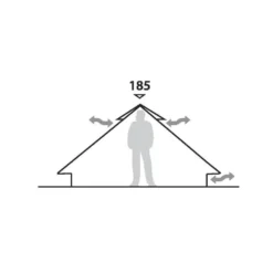 Robens Fairbanks Tipi (2023) -Outdoor Camping Discount 130112 fairbanks drawing elevation 12395