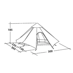 Robens Fairbanks Tipi (2023) -Outdoor Camping Discount 130112 fairbanks drawing perspective 10959