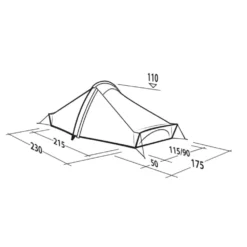 Robens Starlight 2 Exp Tent (2025) 17 Robens Starlight 2 Exp Tent (2025) -Outdoor Camping Discount 130404 starlight 2 exp drawing perspective2