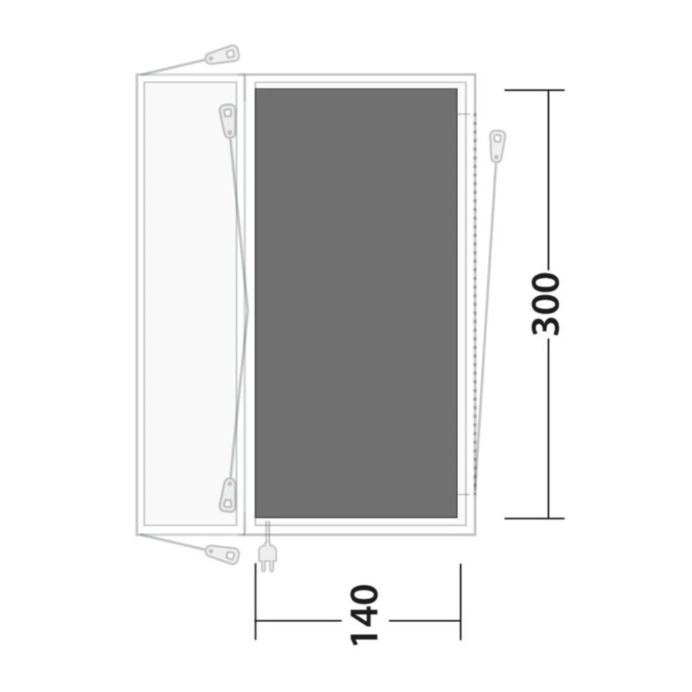 Outwell Lakecrest Footprint Groundsheet 2 Outwell Lakecrest Footprint Groundsheet - Image 2