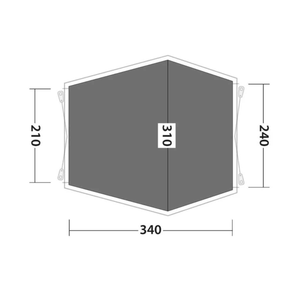 Outwell Woodcrest Footprint Groundsheet 2 Outwell Woodcrest Footprint Groundsheet - Image 2