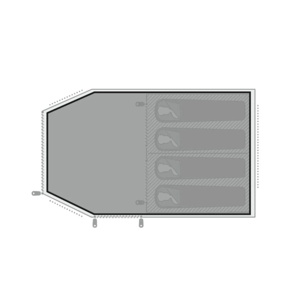Easy Camp Bokna / Hamra 4 Footprint 2 Easy Camp Bokna / Hamra 4 Footprint - Image 2