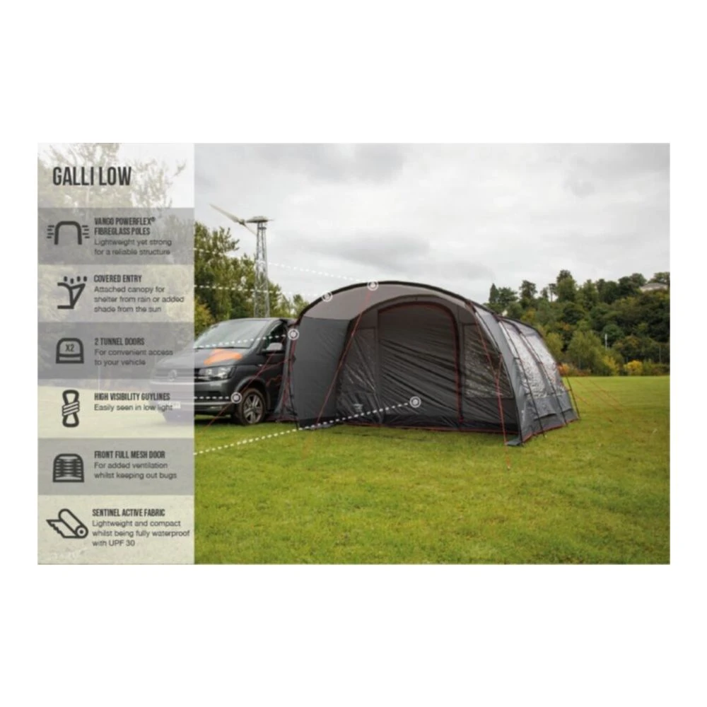 Vango Galli Low Poled Awning (180-210cm) 4 Vango Galli Low Poled Awning (180-210cm) - Image 4
