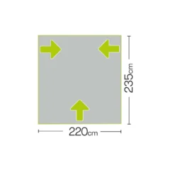 Quest Falcon Pro Air 220 Porch Awning -Outdoor Camping Discount a3500 mg 7 midsize