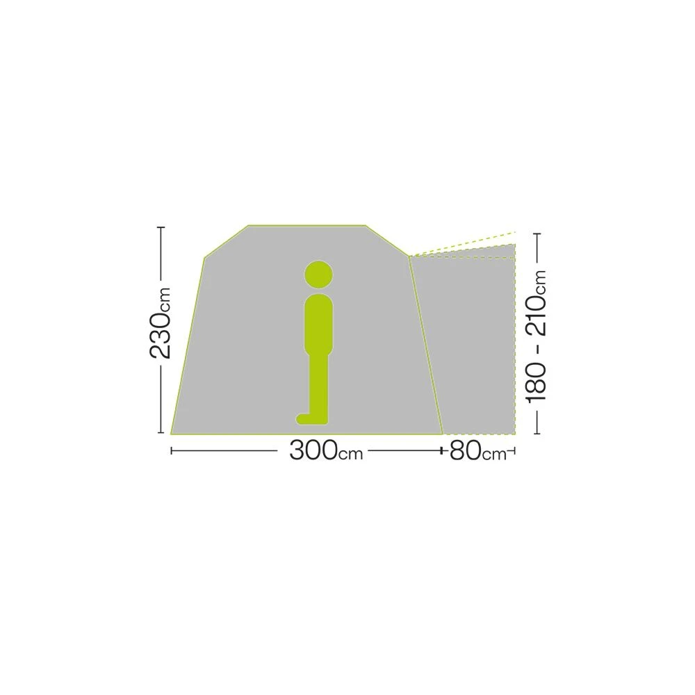 Quest Eagle Air Drive Away Awning (Low: 180-210cm) 3 Quest Eagle Air Drive Away Awning (Low: 180-210cm) - Image 3