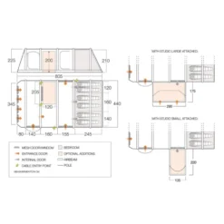 Vango Airbeam Vango Anantara IV 650xl Air Tent -Outdoor Camping Discount airbeam si pro floorplan anantara iii air 650xl with pods