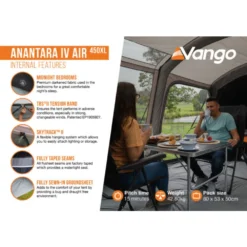 Vango Airbeam Vango Anantara IV 450xl Air Tent -Outdoor Camping Discount anantara iv air 450xl2 lowres