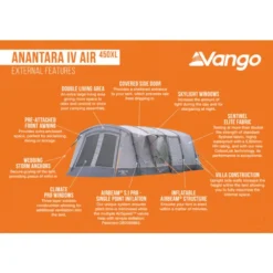 Vango Airbeam Vango Anantara IV 450xl Air Tent -Outdoor Camping Discount anantara iv air 450xl lowres