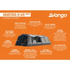 Vango Airbeam Vango Anantara IV 650xl Air Tent -Outdoor Camping Discount anantara iv air 650xl lowres