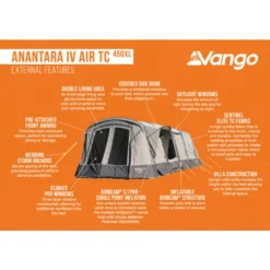 Vango Airbeam Vango Anantara IV TC 450XL Air Tent 28 Vango Airbeam Vango Anantara IV TC 450XL Air Tent -Outdoor Camping Discount anantara iv air tc 450xl lowres