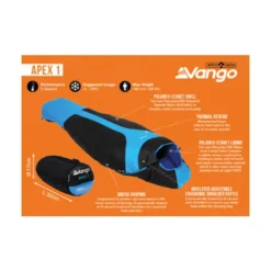Vango Apex 1 Sleeping Bag 12 Vango Apex 1 Sleeping Bag -Outdoor Camping Discount apex 1 infographic lr