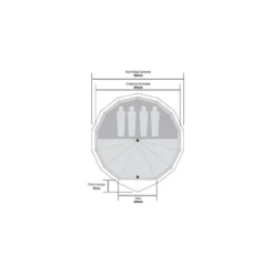 Outdoor Revolution Bell Star 400 - Polycotton (2025) 14 Outdoor Revolution Bell Star 400 - Polycotton (2025) -Outdoor Camping Discount bell star floor1