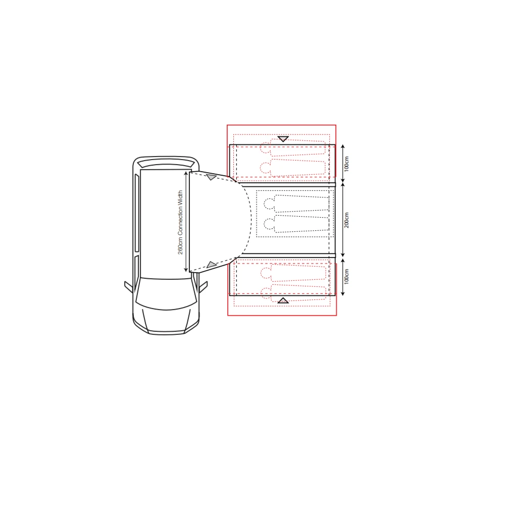 Outdoor Revolution Cayman Combo PC Air Low Awning (180-210cm) 5 Outdoor Revolution Cayman Combo PC Air Low Awning (180-210cm) - Image 5