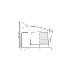 Outdoor Revolution Esprit Pro X 350M Awning (220-290cm) -Outdoor Camping Discount esprit 350 x fl1