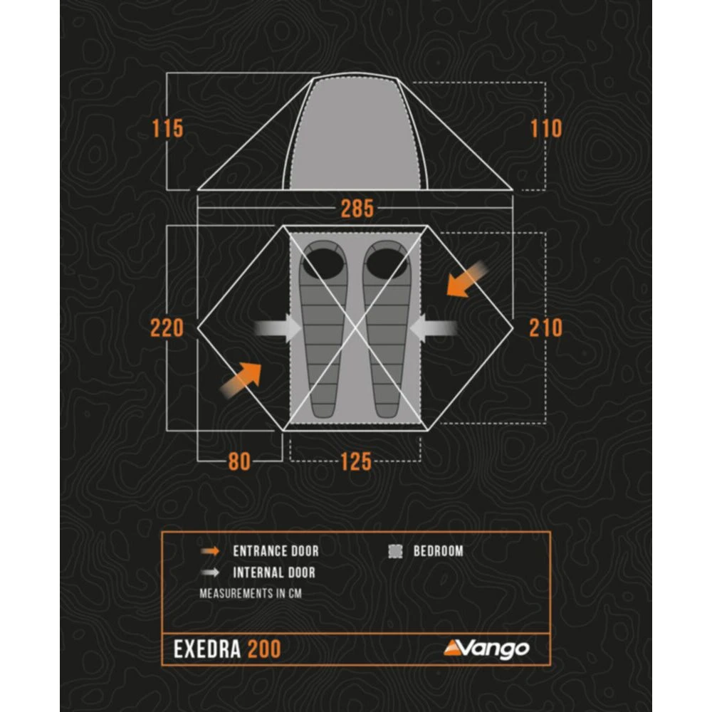 Vango Exedra 200 Tent (2025) 5 Vango Exedra 200 Tent (2025) - Image 5