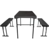 Quest Jet Stream Grassmoor Table And Bench Set